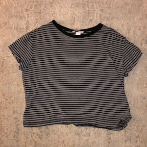 h&m striped top